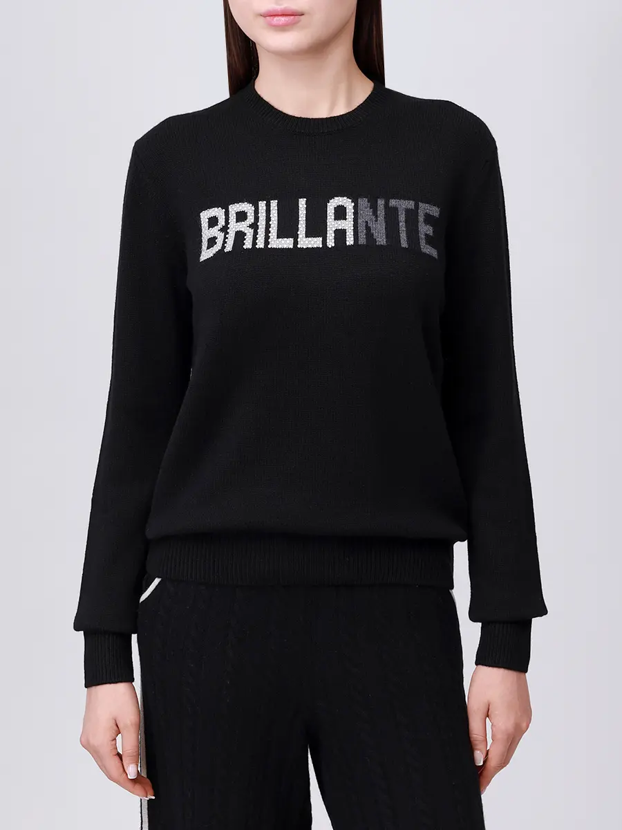 Джемпер из шерсти и вискозы