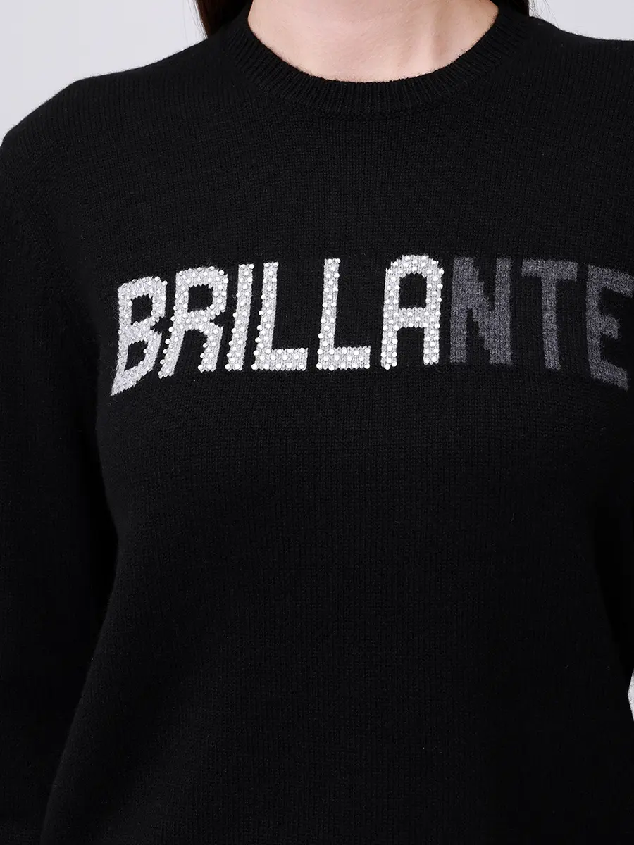 Джемпер из шерсти и вискозы