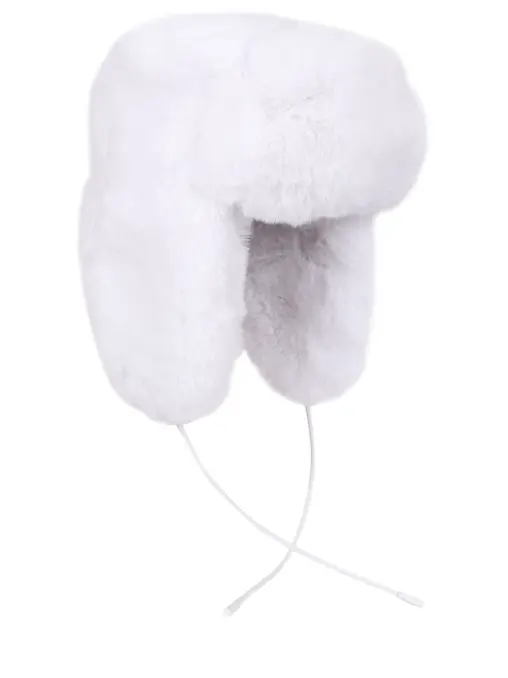 Шапка из экомеха Fluffy GOLDBERGH