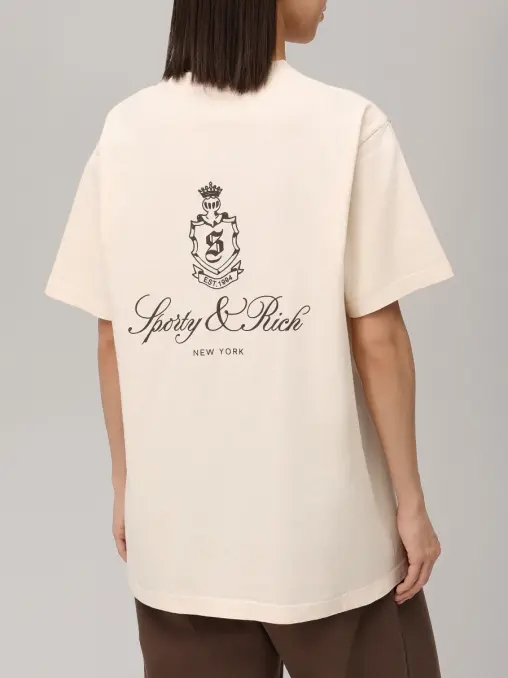 Футболка хлопковая SPORTY & RICH
