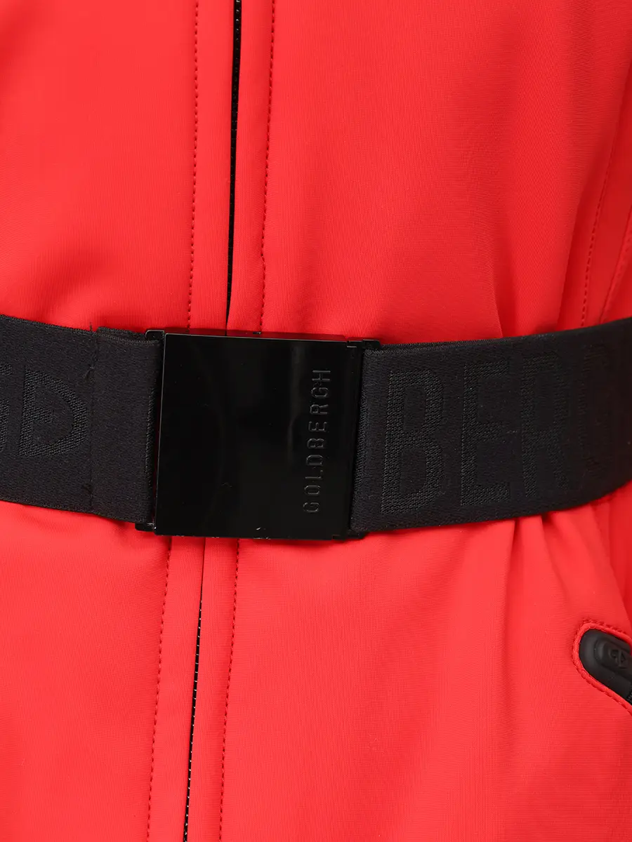 Пуховик однотонный