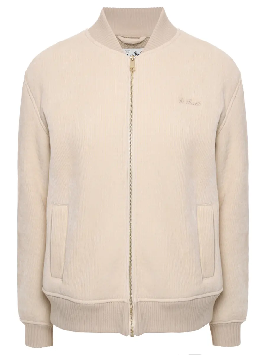 Бомбер вельветовый на меху