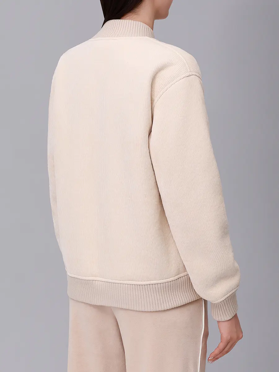 Бомбер вельветовый на меху