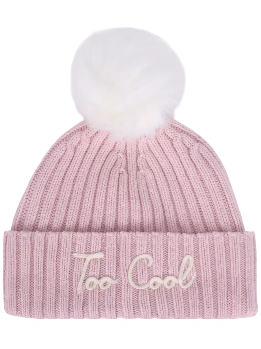 Шапка из шерсти и вискозы