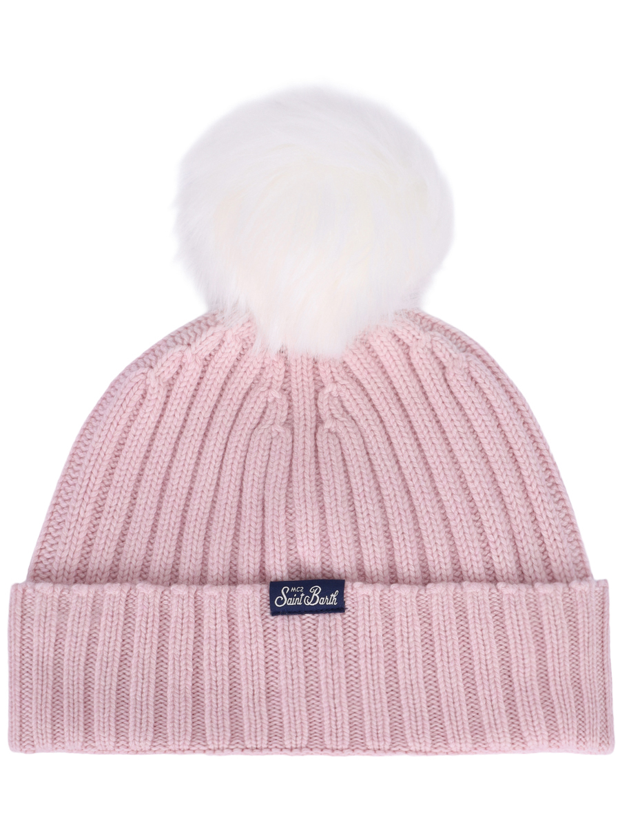 Шапка из шерсти и вискозы