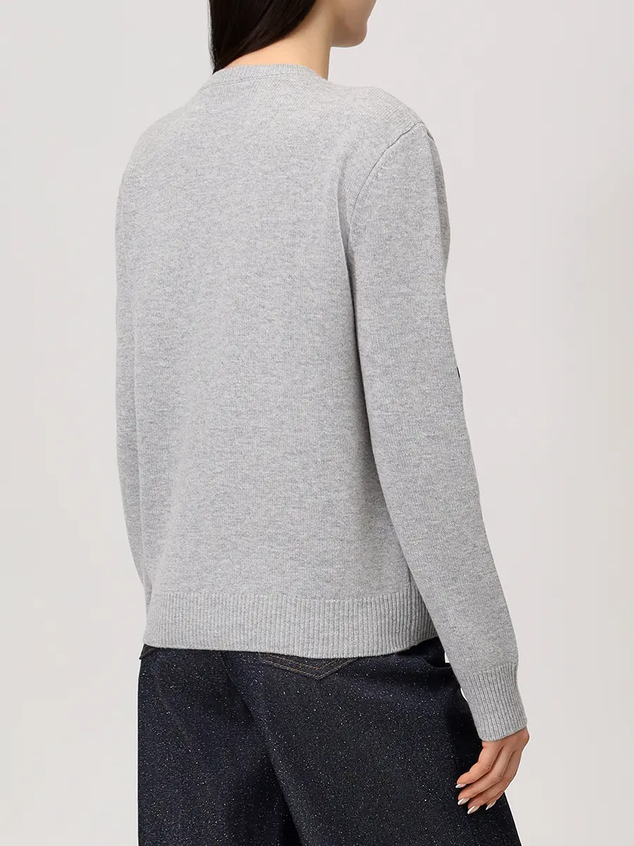 Джемпер из шерсти и вискозы