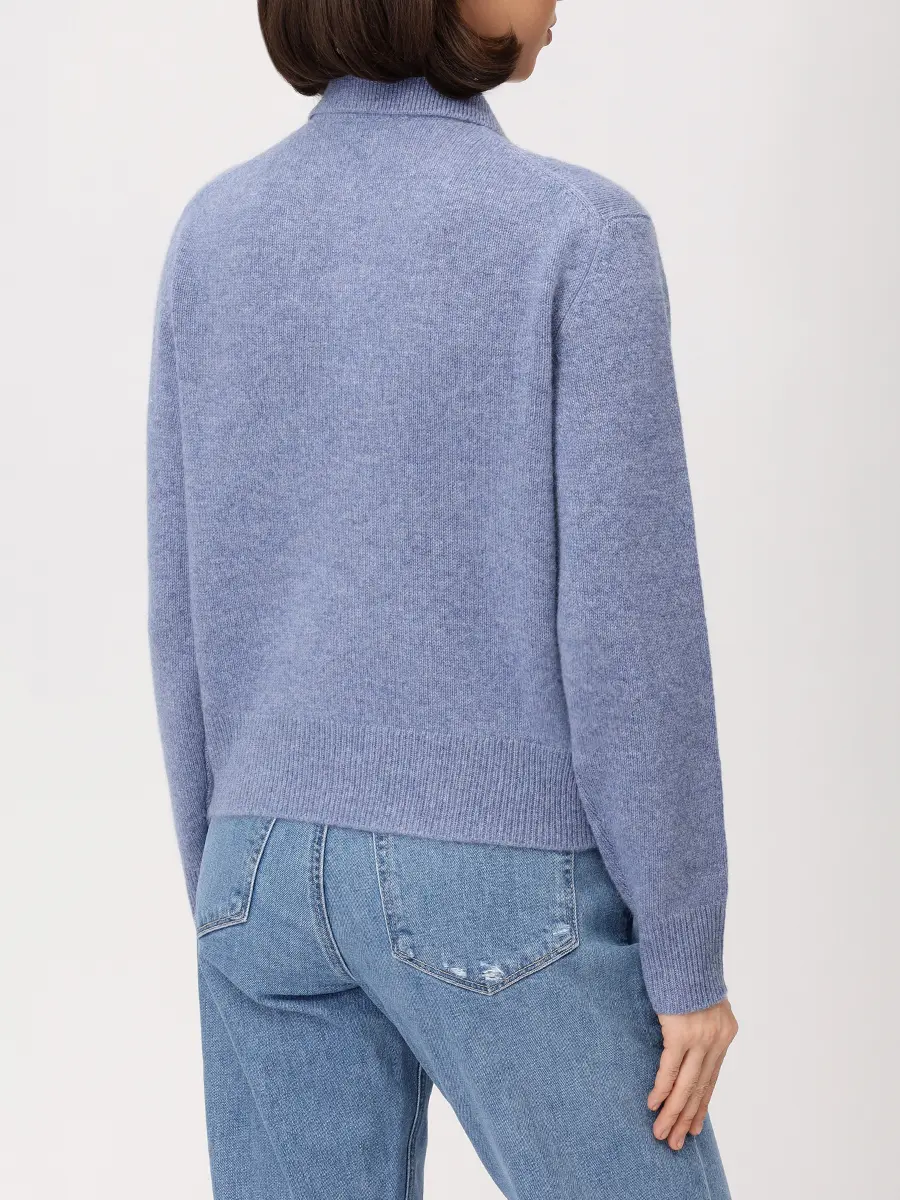 Поло из кашемира и шерсти