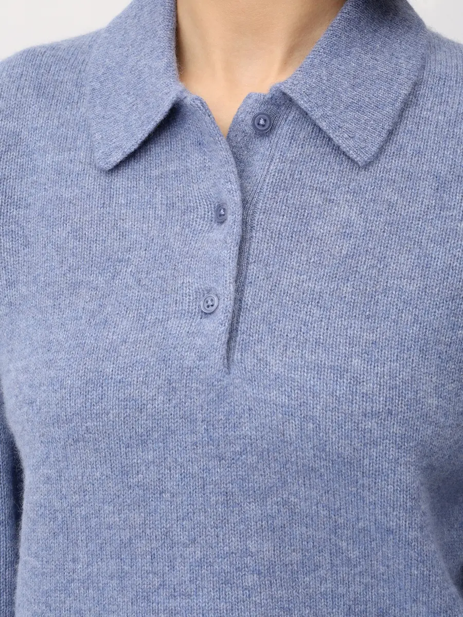 Поло из кашемира и шерсти