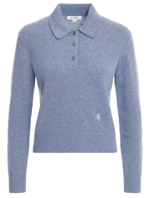 Поло из кашемира и шерсти SPORTY & RICH