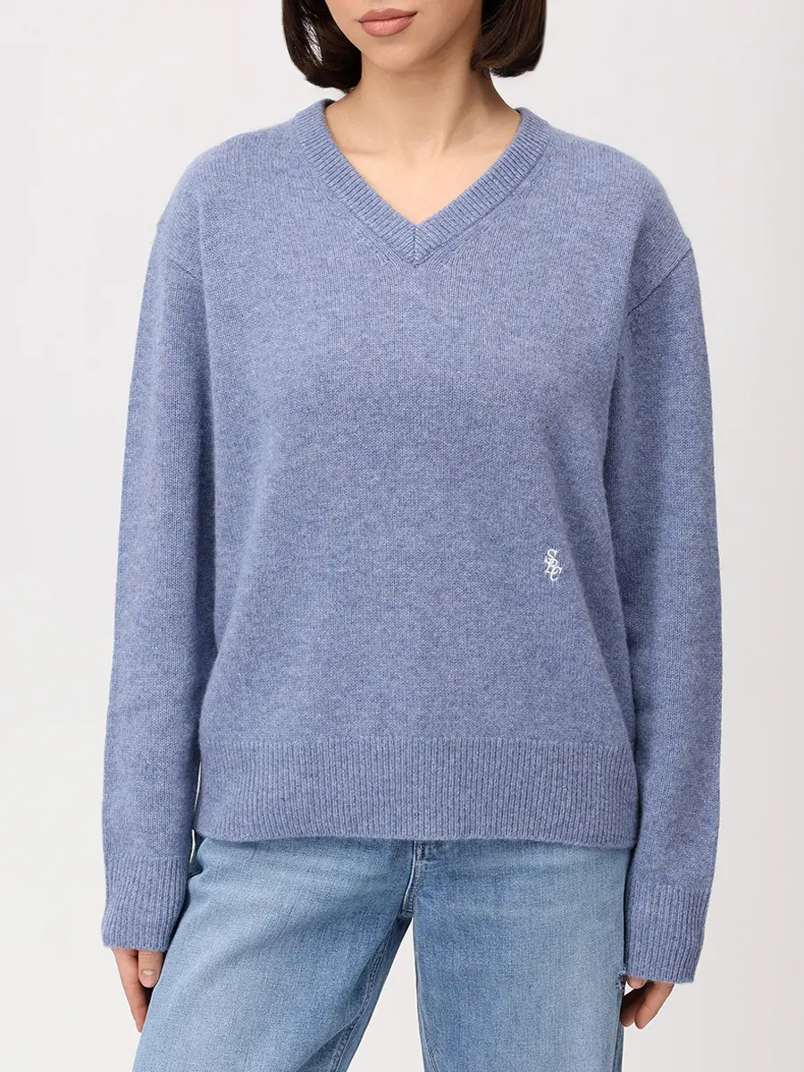 Пуловер из кашемира и шерсти