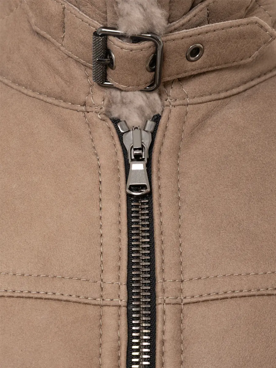 Дубленка из кожи ягненка