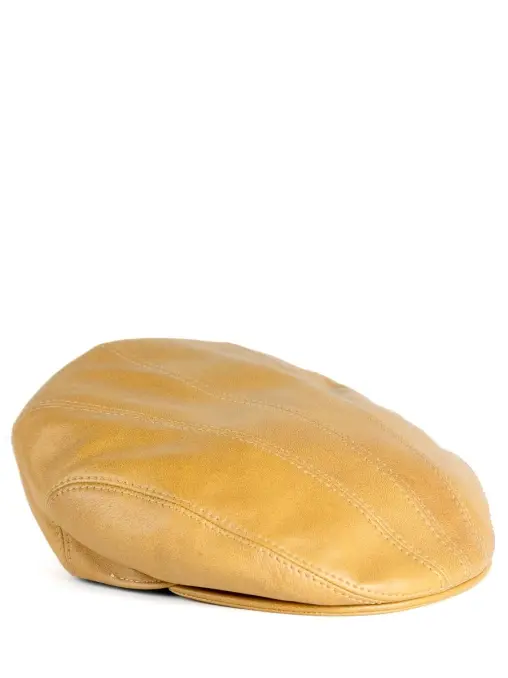 Кепка кожаная BORSALINO