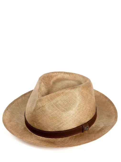 Шляпа солменная BORSALINO