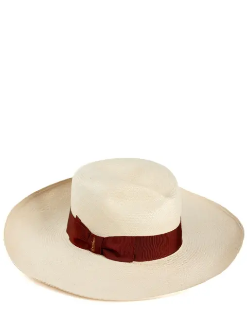Шляпа соломенная BORSALINO
