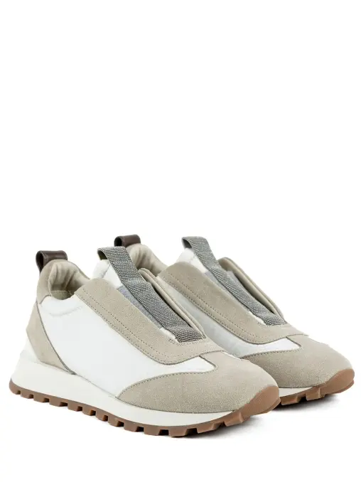Кроссовки комбинированные BRUNELLO CUCINELLI