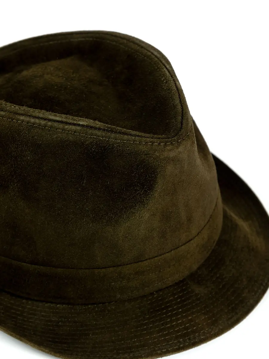 Шляпа замшевая