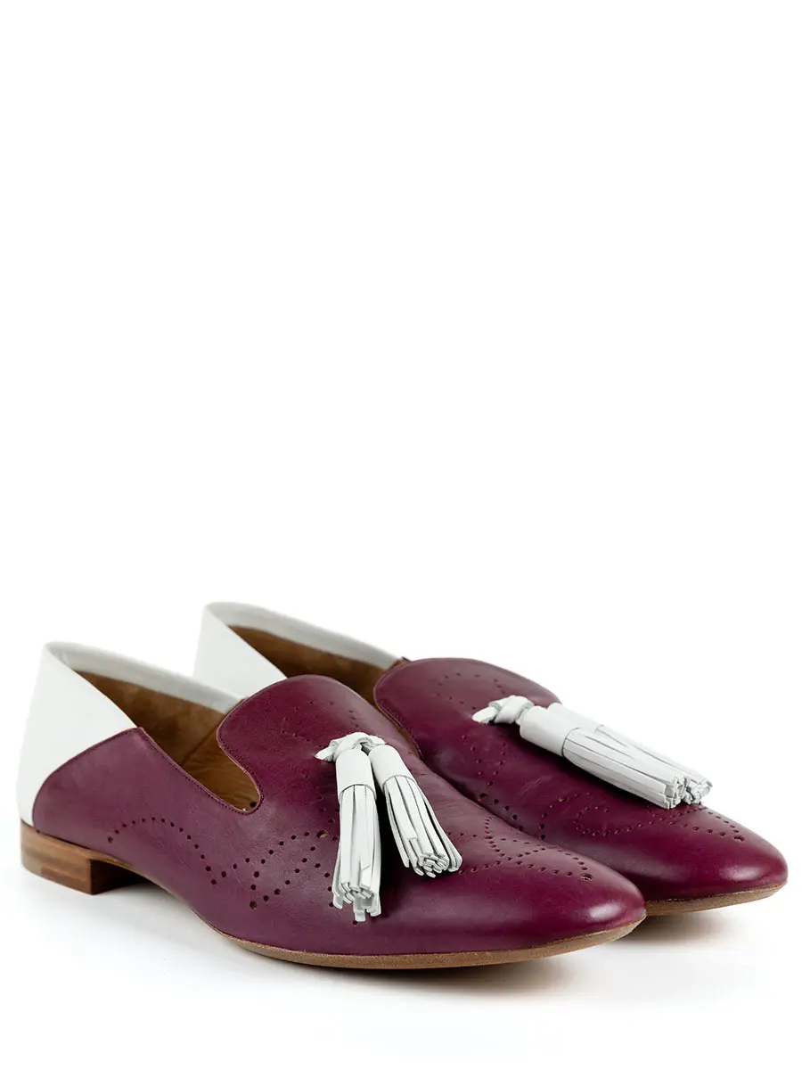 Лоферы кожаные