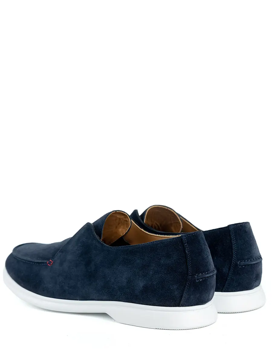 Лоферы замшевые