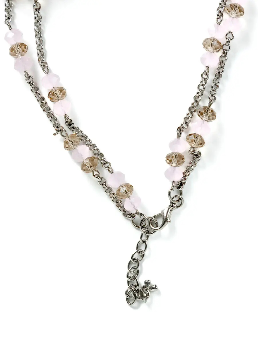 Колье из горного хрусталя