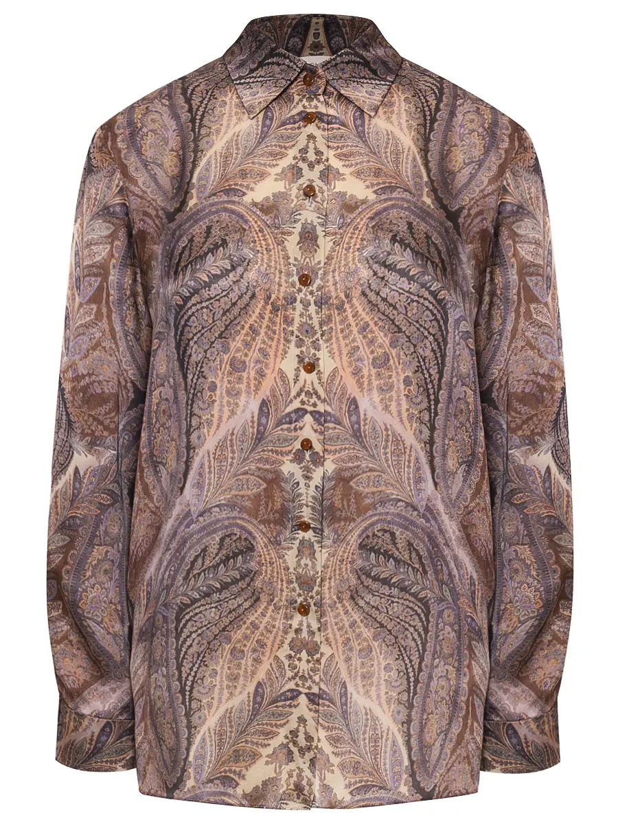 Рубашка шелковая