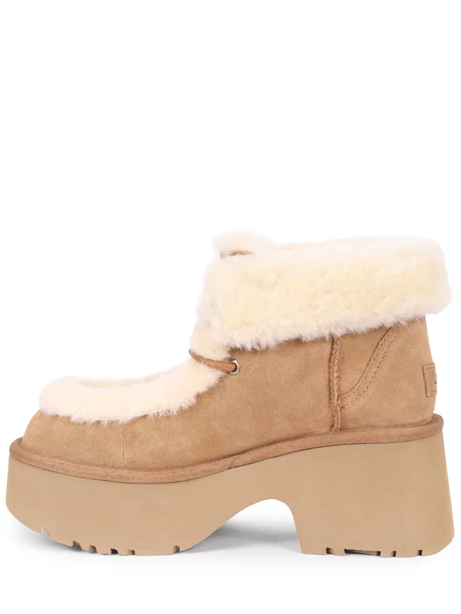 Ботинки замшевые на меху