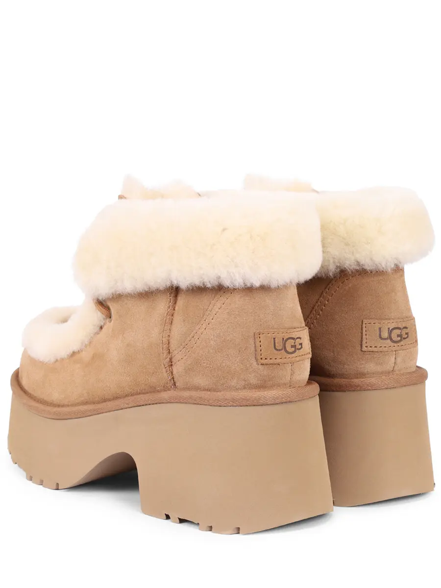 Ботинки замшевые на меху