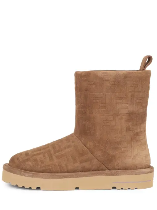 Угги замшевые FENDI