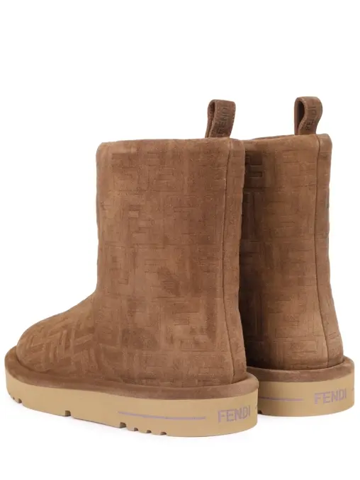 Угги замшевые FENDI