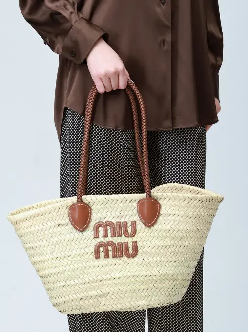 Сумка плетеная MIU MIU
