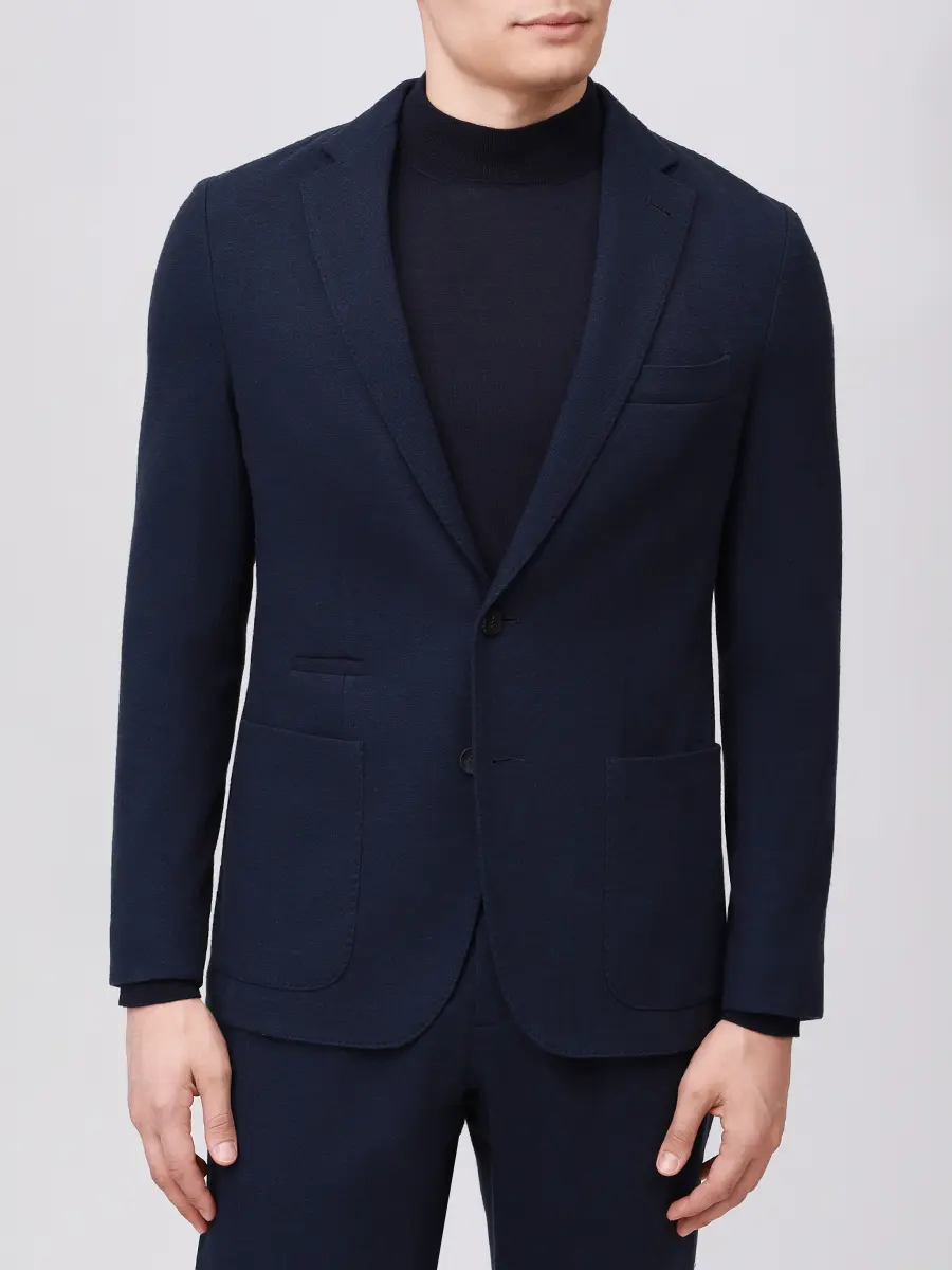 Костюм из шерсти и хлопка