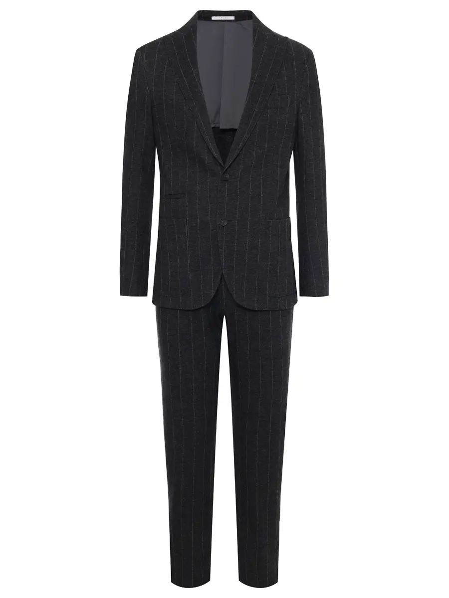 Костюм из шерсти и хлопка