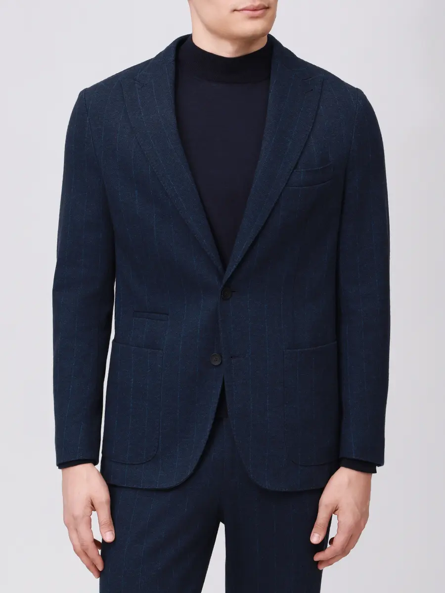 Костюм из шерсти и хлопка