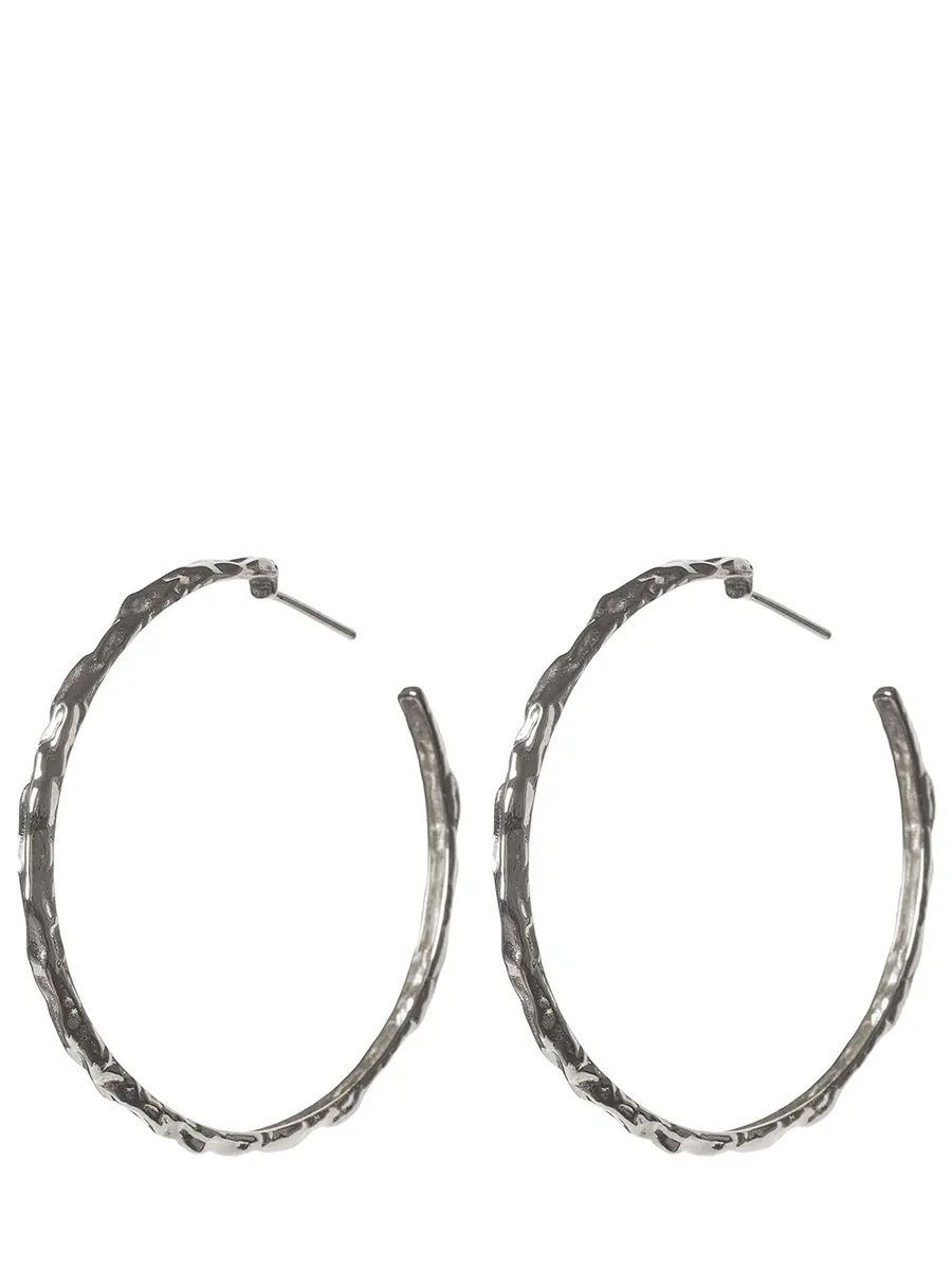 Cерьги-полукольца Sola silver