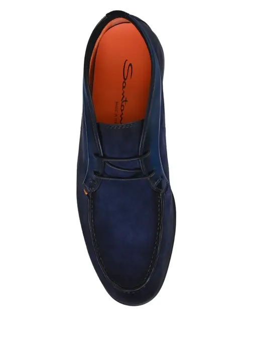 Полуботинки замшевые SANTONI