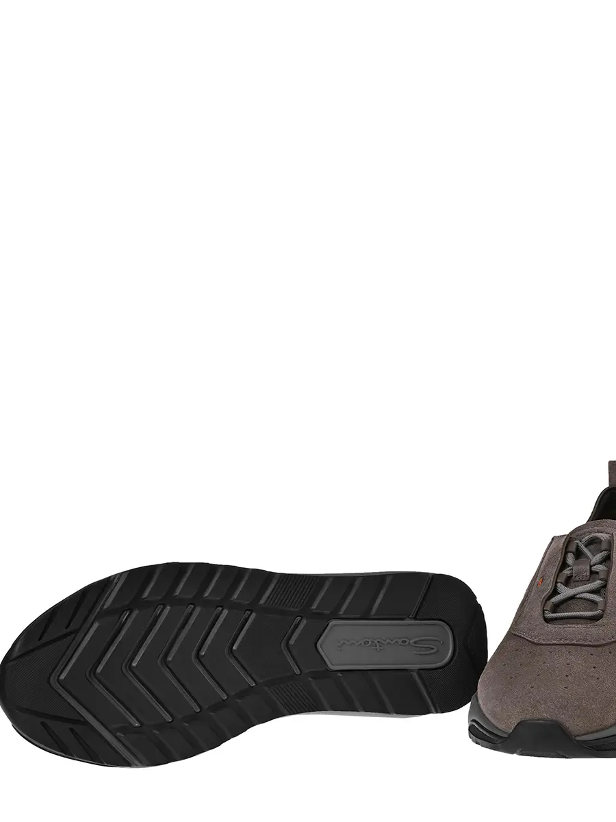 Кроссовки замшевые