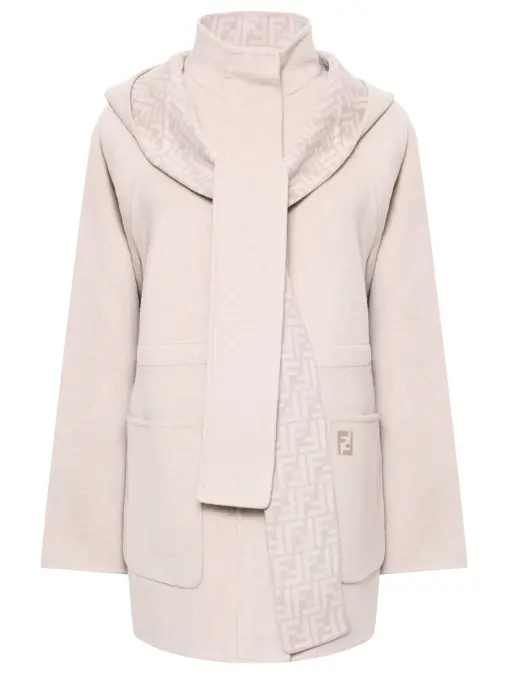 Пальто шерстяное FENDI