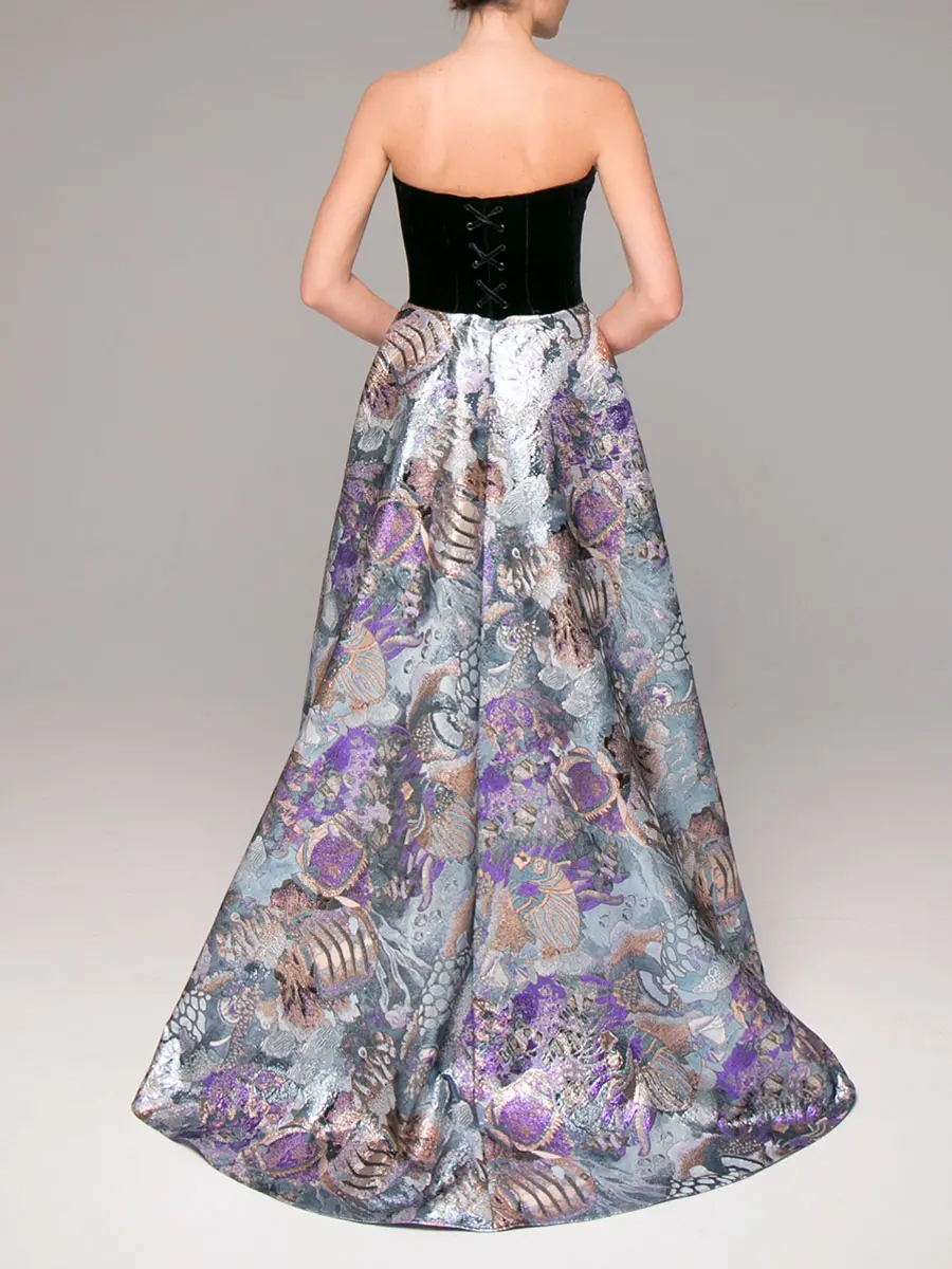 Платье с принтом