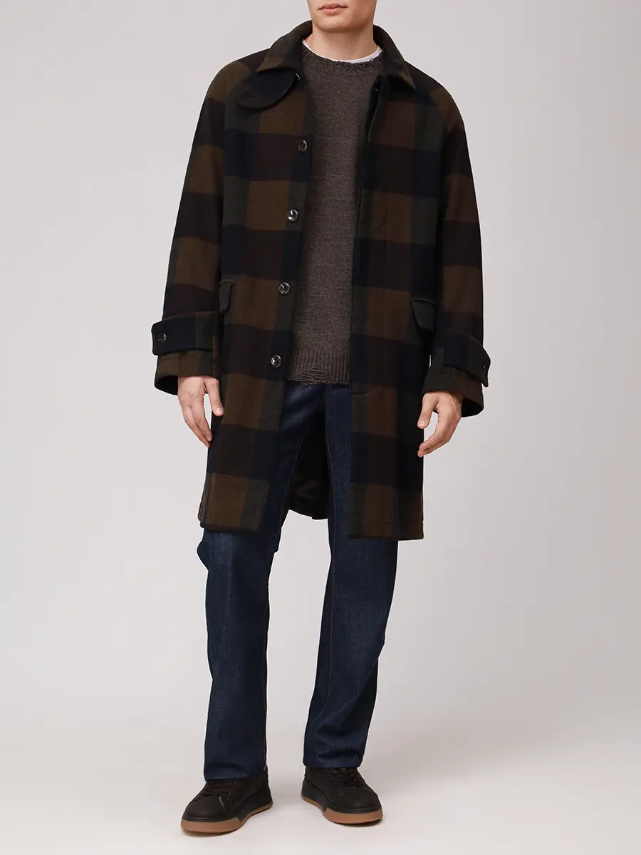 Пальто шерстяное