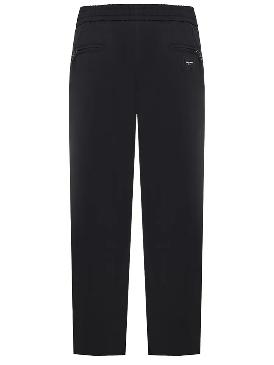 Брюки однотонные