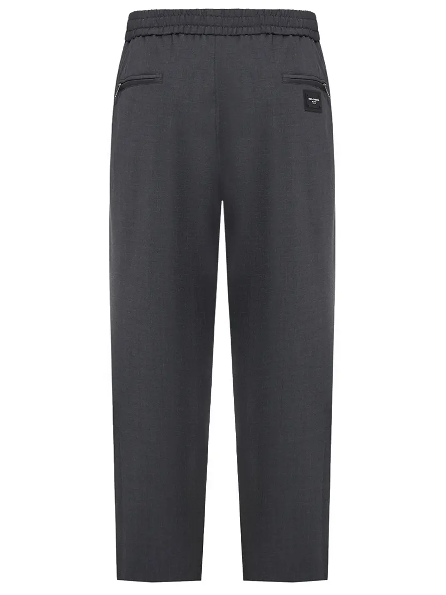 Брюки однотонные