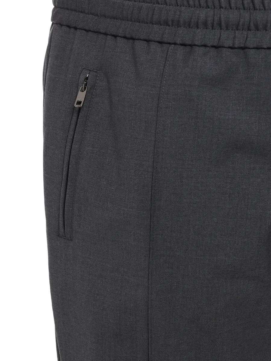 Брюки однотонные