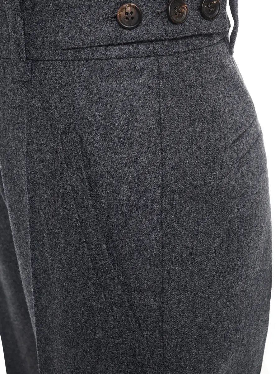 Брюки шерстяные