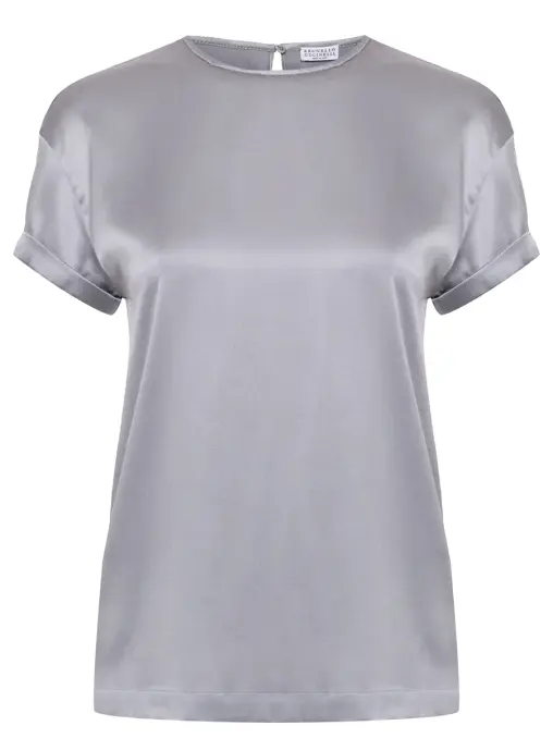 Блуза шелковая BRUNELLO CUCINELLI