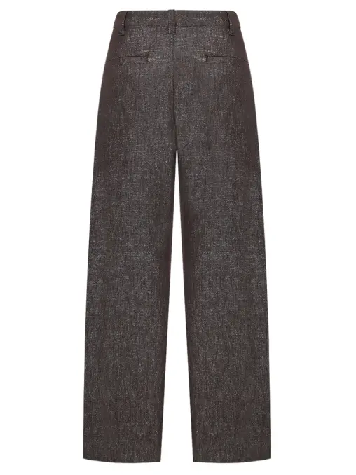 Джинсы из хлопка и вискозы BRUNELLO CUCINELLI