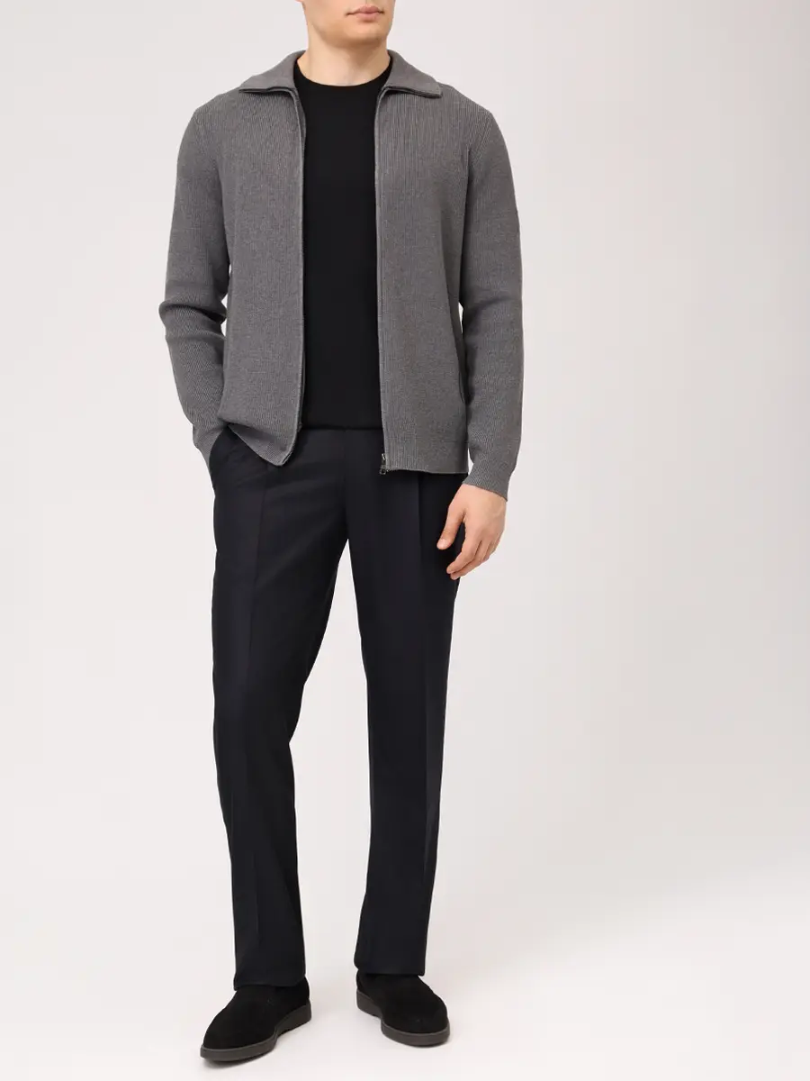 Кардиган из хлопка и тенселя