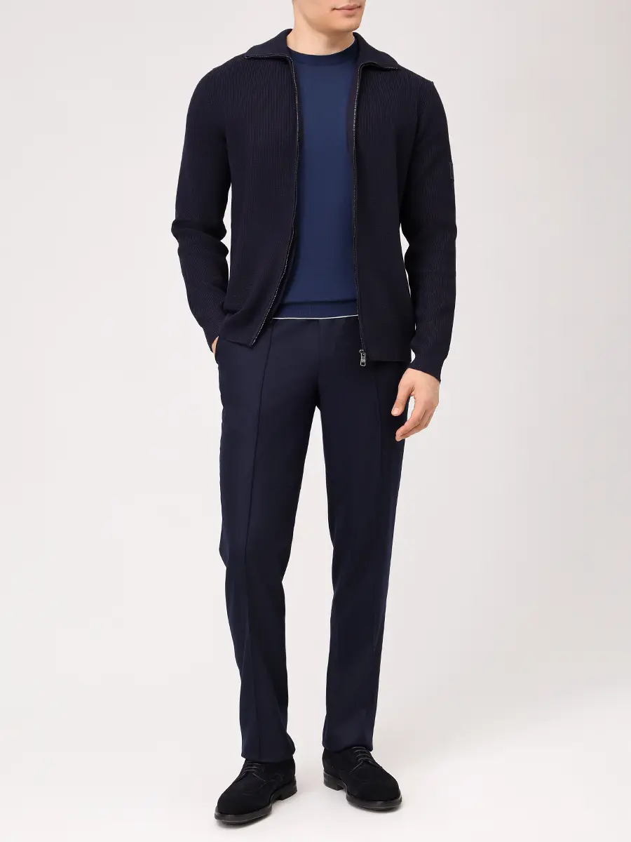 Кардиган из хлопка и тенселя