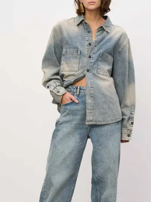 Рубашка джинсовая ARTWORK YAKA