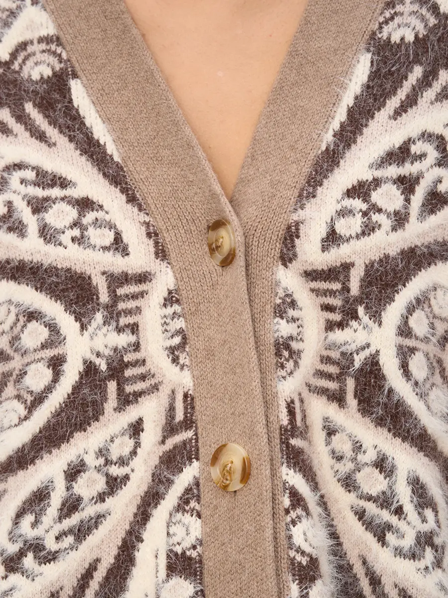 Кардиган шерстяной SALTED CARAMEL