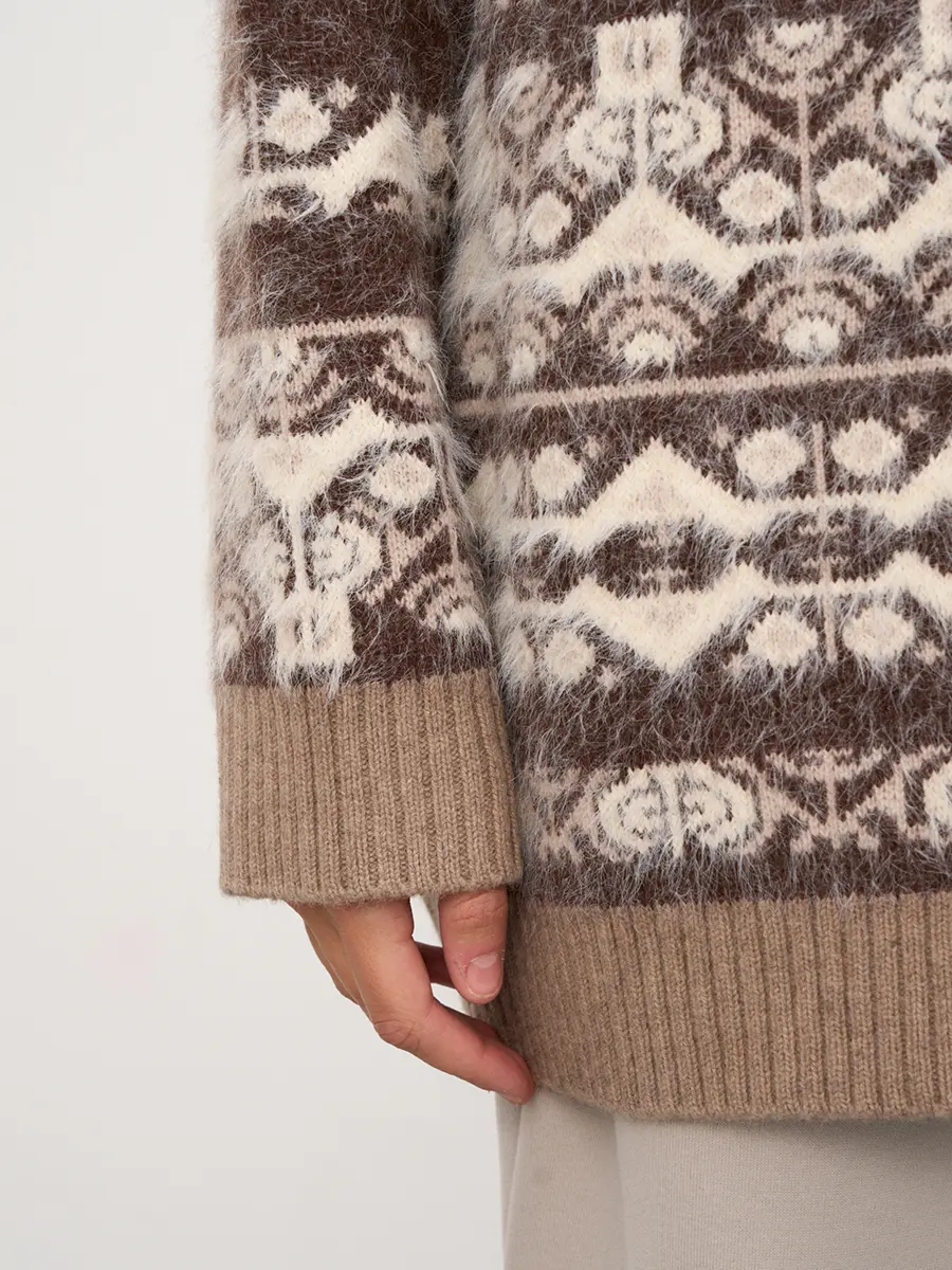 Кардиган шерстяной SALTED CARAMEL