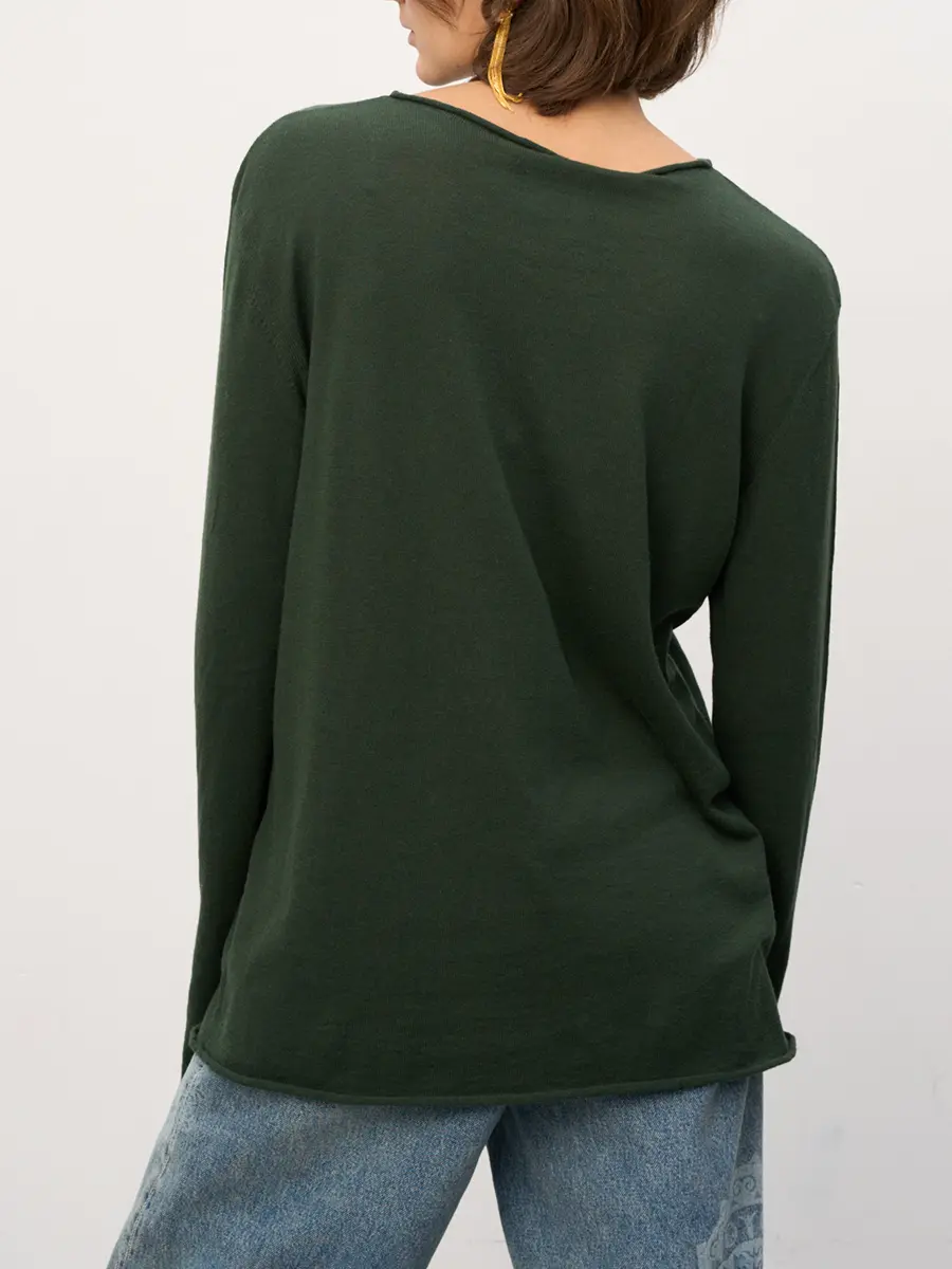 Лонгслив хлопковый FROSTY GREENS